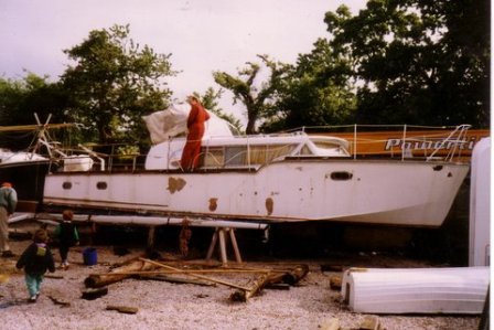Monaco - Louly first day at Totnes yard 1993